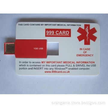 Promotional Gift USB Stick Credit Card with The Cheapest Price